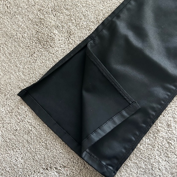 Wednesday high rise coated bootcut-black NWT - Picture 3 of 7